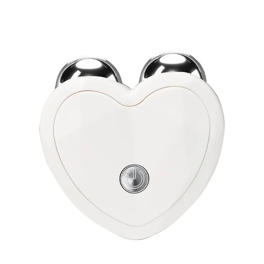 Microcurrent facial roller massager for skin tightening and non-invasive face lift