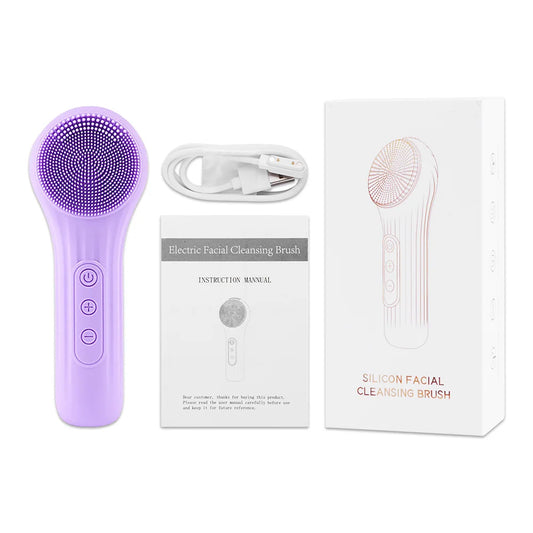 Cerasa sonic silicone facial cleansing brush for deep, gentle pore exfoliation