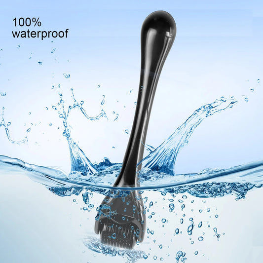 Derma roller 0.2–0.3 mm titanium needles for serum absorption and fine line reduction