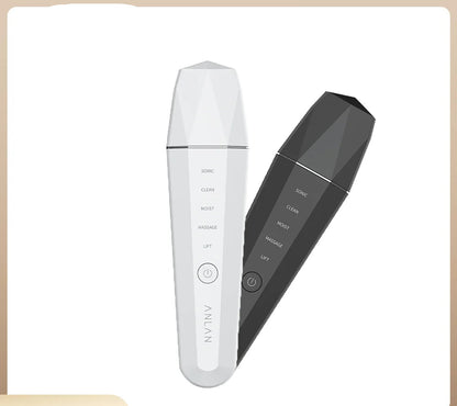 ANLAN 5-in-1 ultrasonic skin scrubber with EMS, heat and deep cleansing spatula